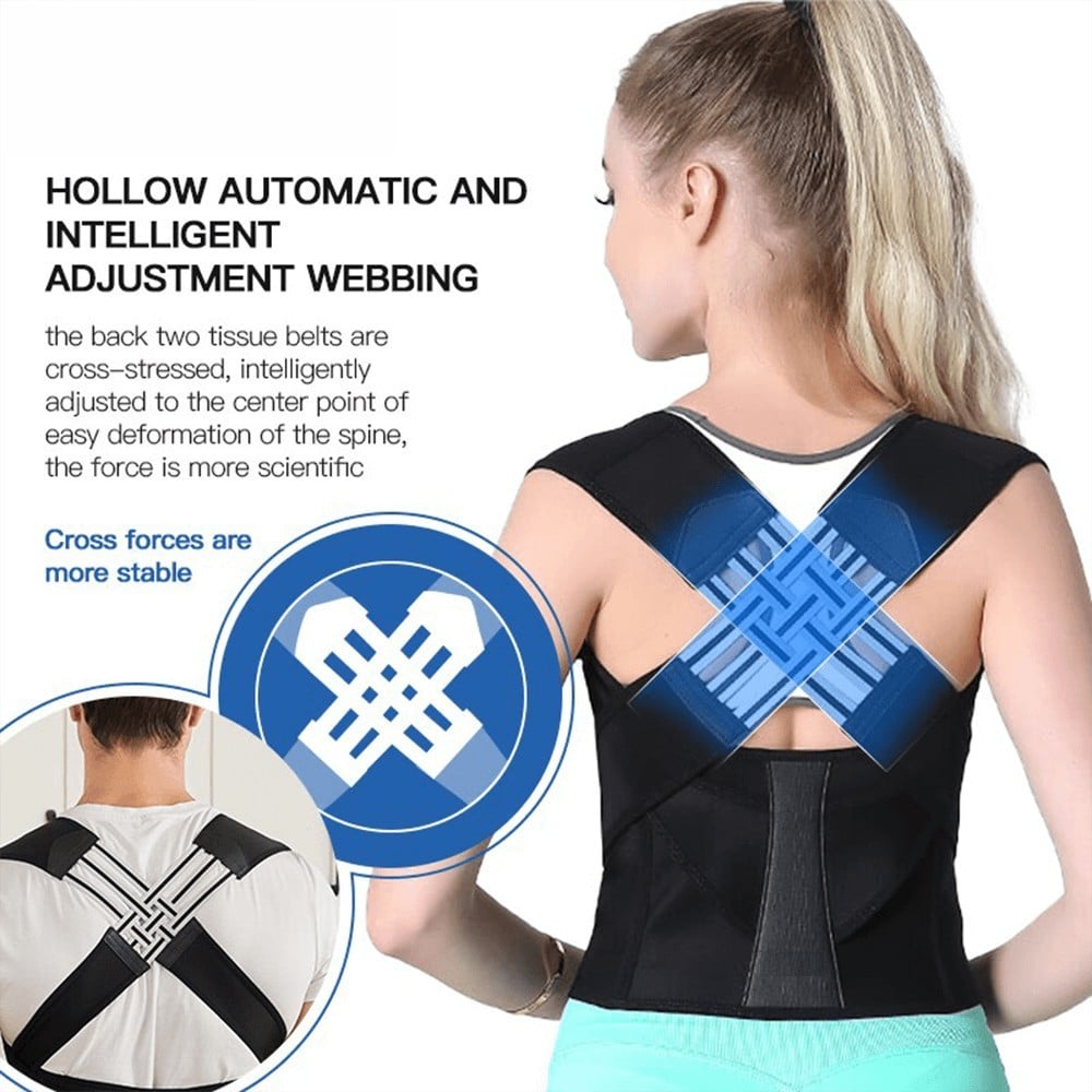 Adjustable Posture Corrector Belt ( For Male Female both Size )