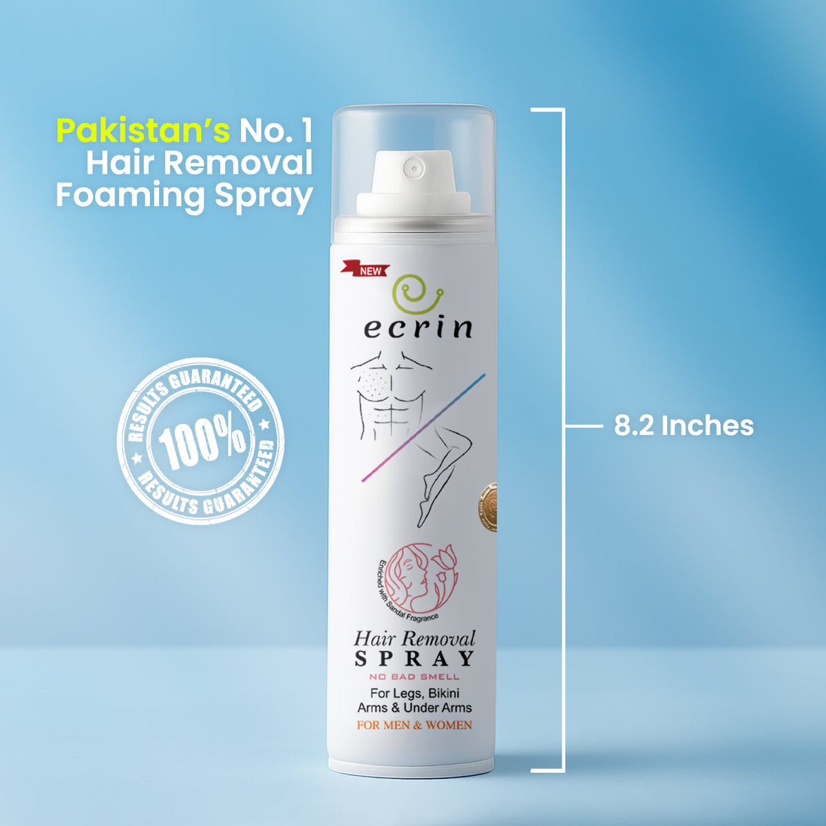 New Ecrin Hair Removal Foaming Spray (200ml)